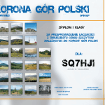Korona Gór Polski – Wędrowiec Klasa I (nr 1/28-W) - 03.11.2006
