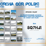 Korona Gór Polski – Wędrowiec Klasa II (nr 1/20-W) - 17.08.2006